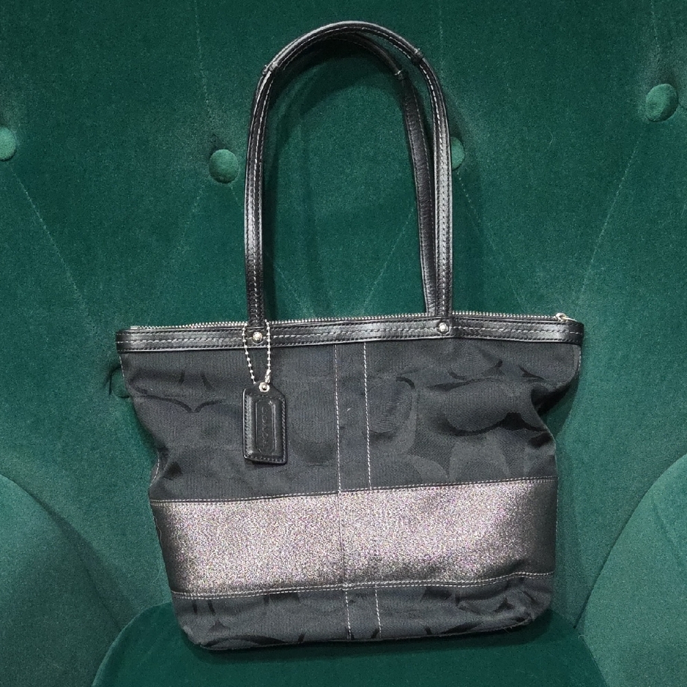 Vintage Y2K Coach Signature "Legacy Collection" Tote Bag